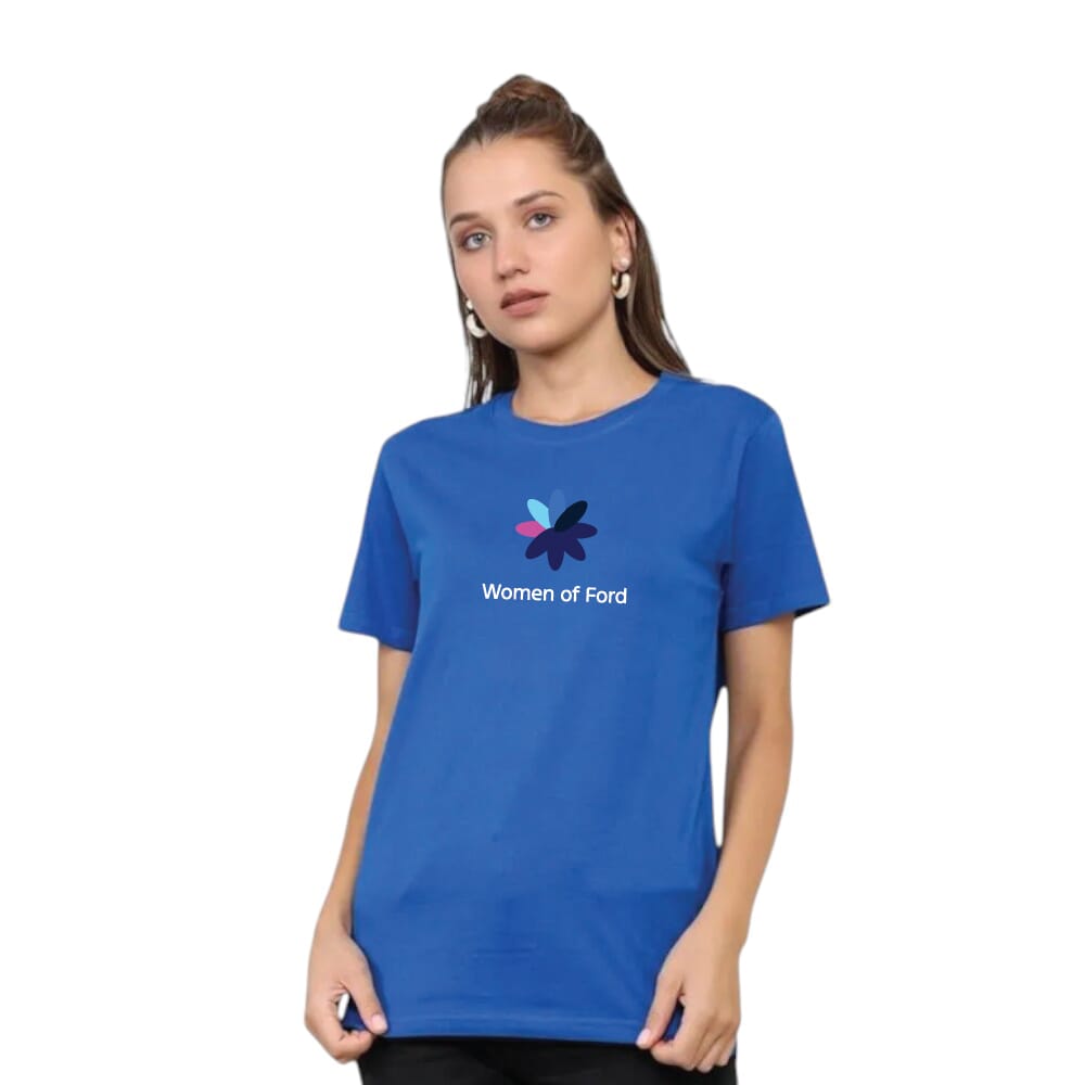 Women Of ford Premium Round Neck T-Shirt - Imperial Blue